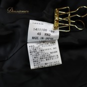 レディース トクコプルミエヴォル TOKUKO 1er VOL トップス ベスト ブラック系 黒 青 花柄 花 ボタン シンプル かわいい 日本製 フォークダンス カジュアル 普段着 ブルー系