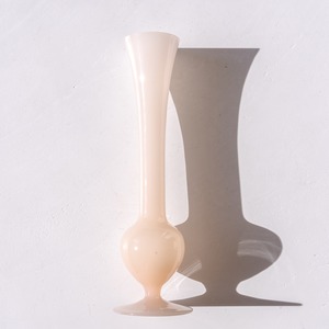 Milky Salmon Pink Vase