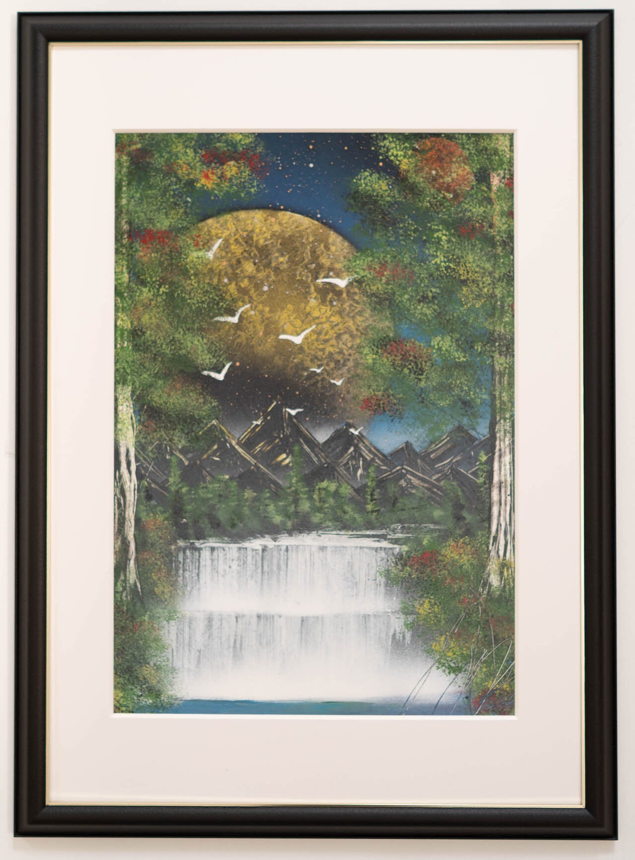 Nature / 宇宙、自然をテーマにしたスプレーアート作品 原画販売アート