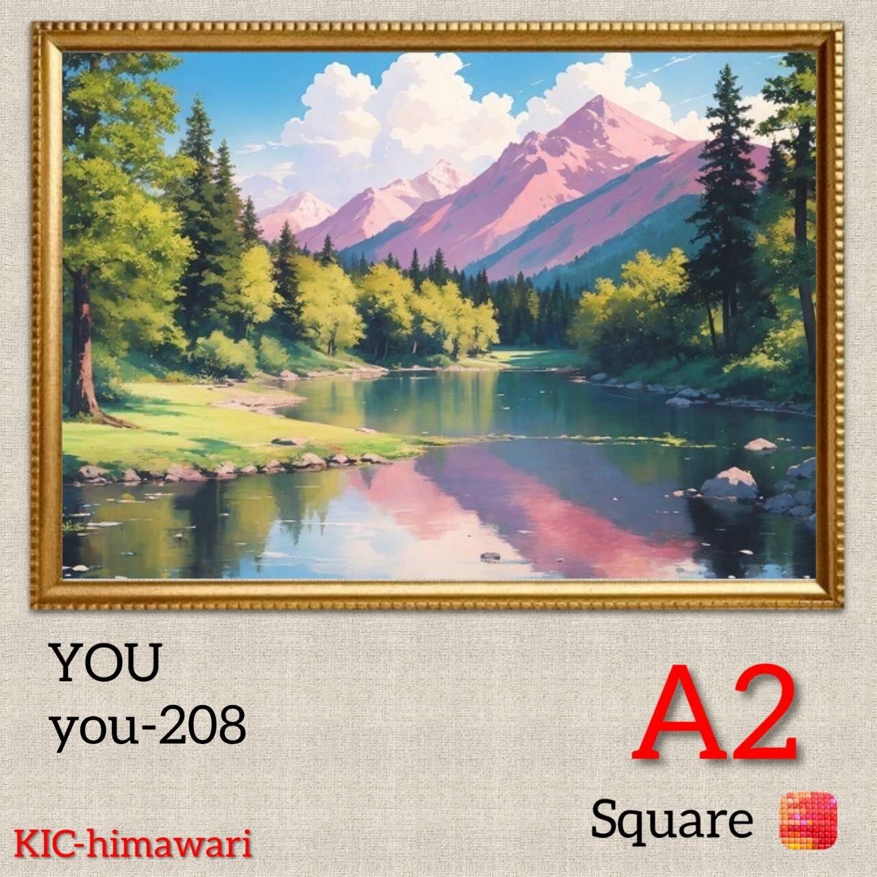 A2サイズ 四角ビーズ【you-208】ダイヤモンドアート