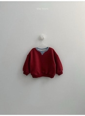 〖取寄〗韓国子供服 / 26winter / minirobe / ツートントレーナー / キッズ *S~XL*
