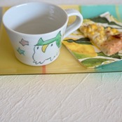 村田菜穂美作　子供用ミニマグ　「ふくろうさん」［2104130000300］