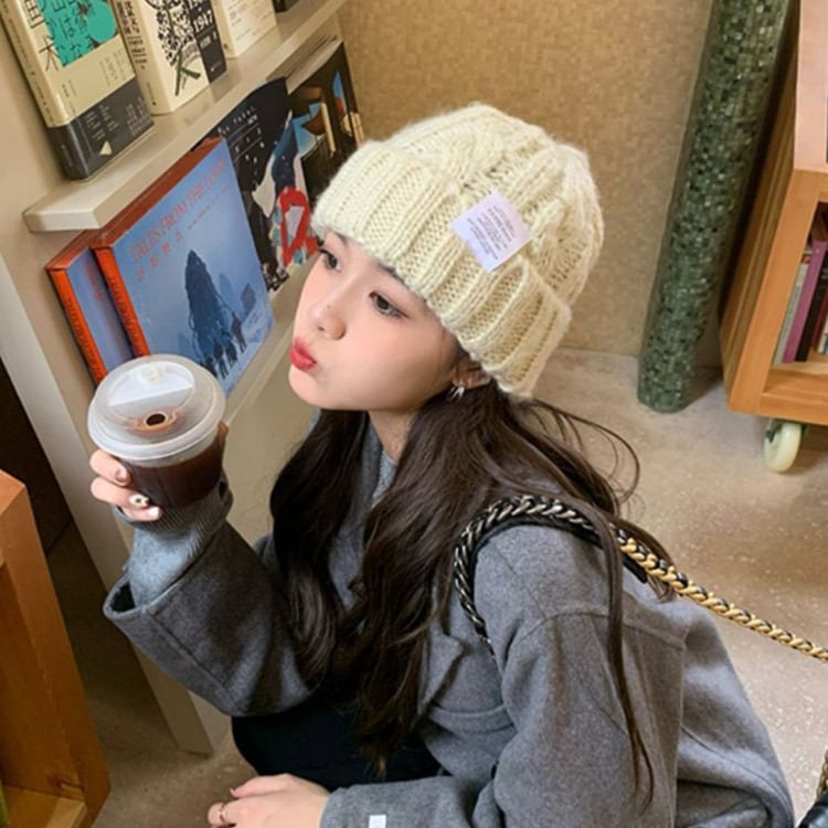 メール便】ケーブル編みニットキャップ／hat297 | DAY CLOSET