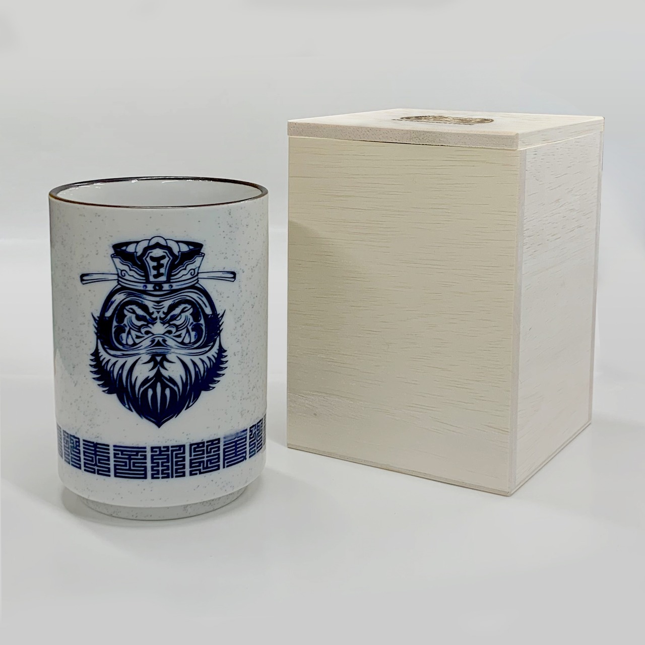 閻魔達磨ギフトセット｜湯呑（木箱入） ミニタオル ラバーキーホルダーステッカー トートバッグ【TIKTOK】