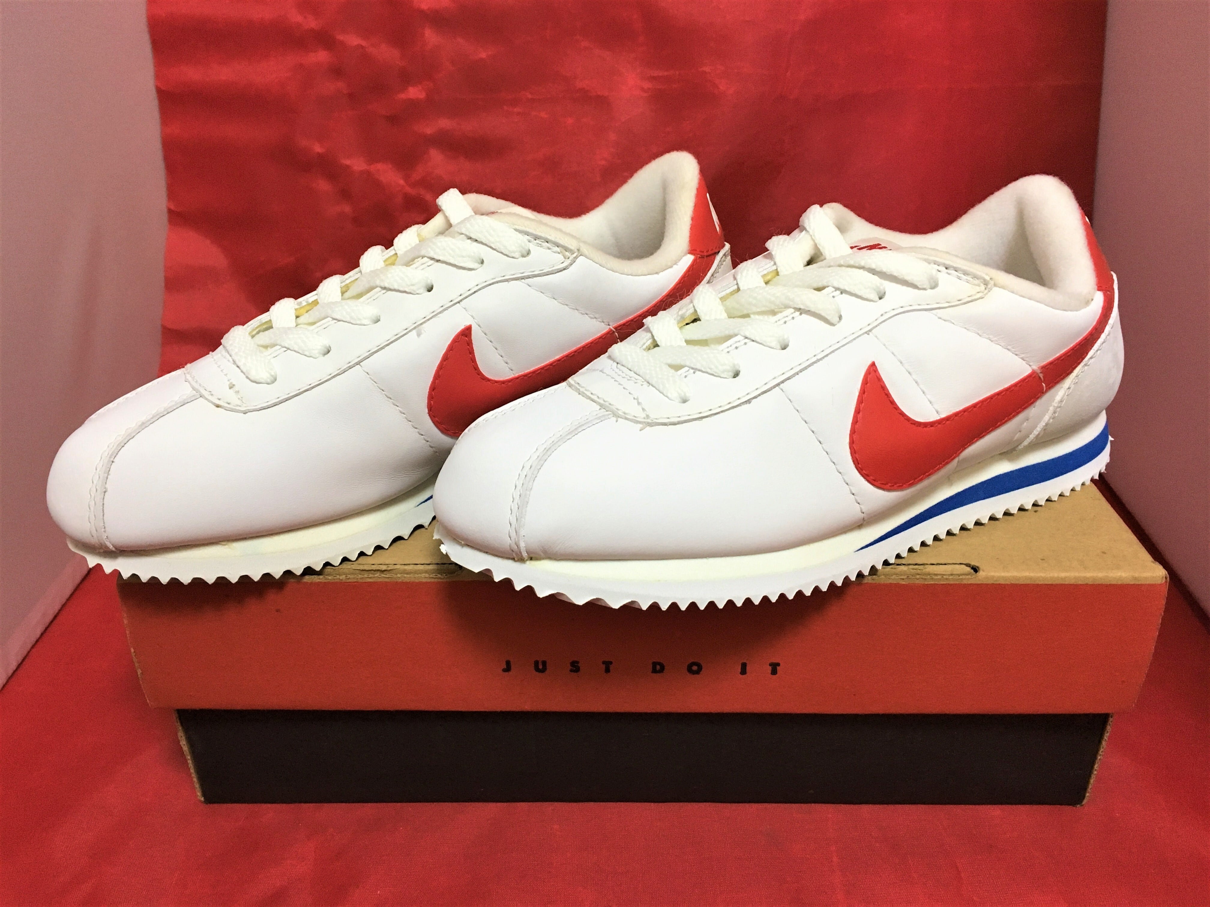 NIKE（ナイキ） LEATHER CORTEZ （レザーコルテッツ）4Y 23cm 白/赤 90s ⑦ | freestars powered by  BASE