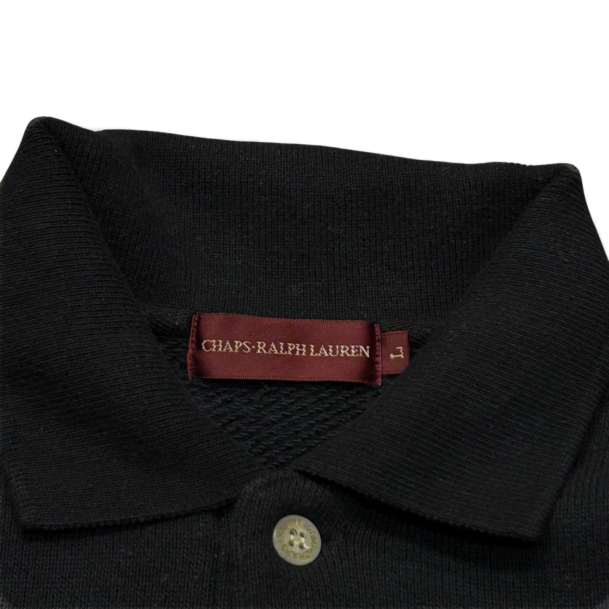 90's CHAPS Ralph Lauren Sweat Polo Shirt L / チャップス ラルフ