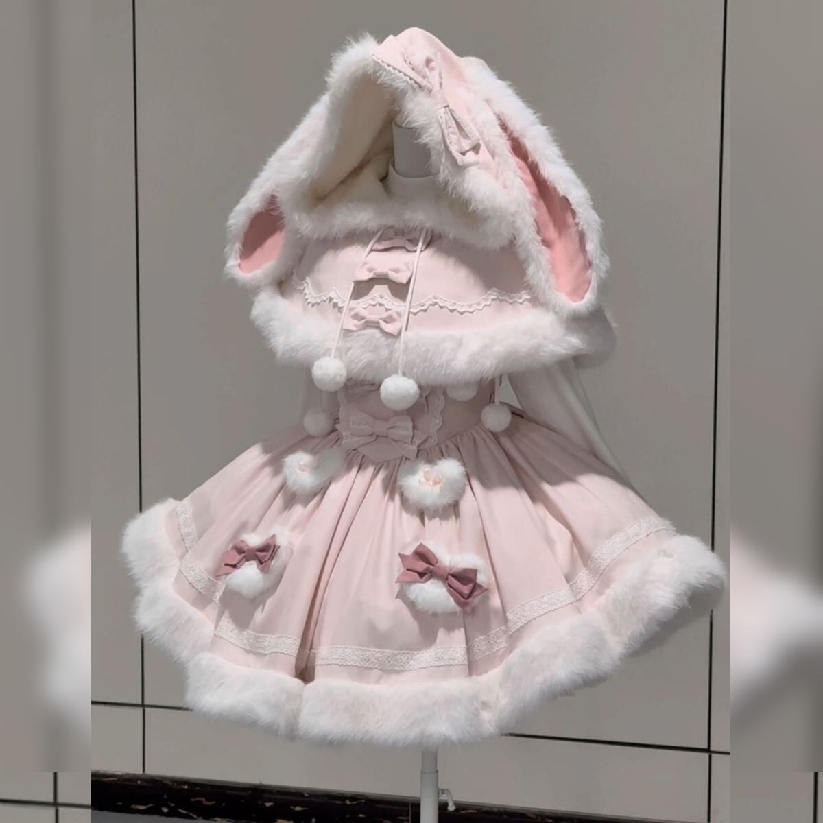 うさ耳ふわもこケープセットアップ：JSK 3点セット | Maiden's Rêve