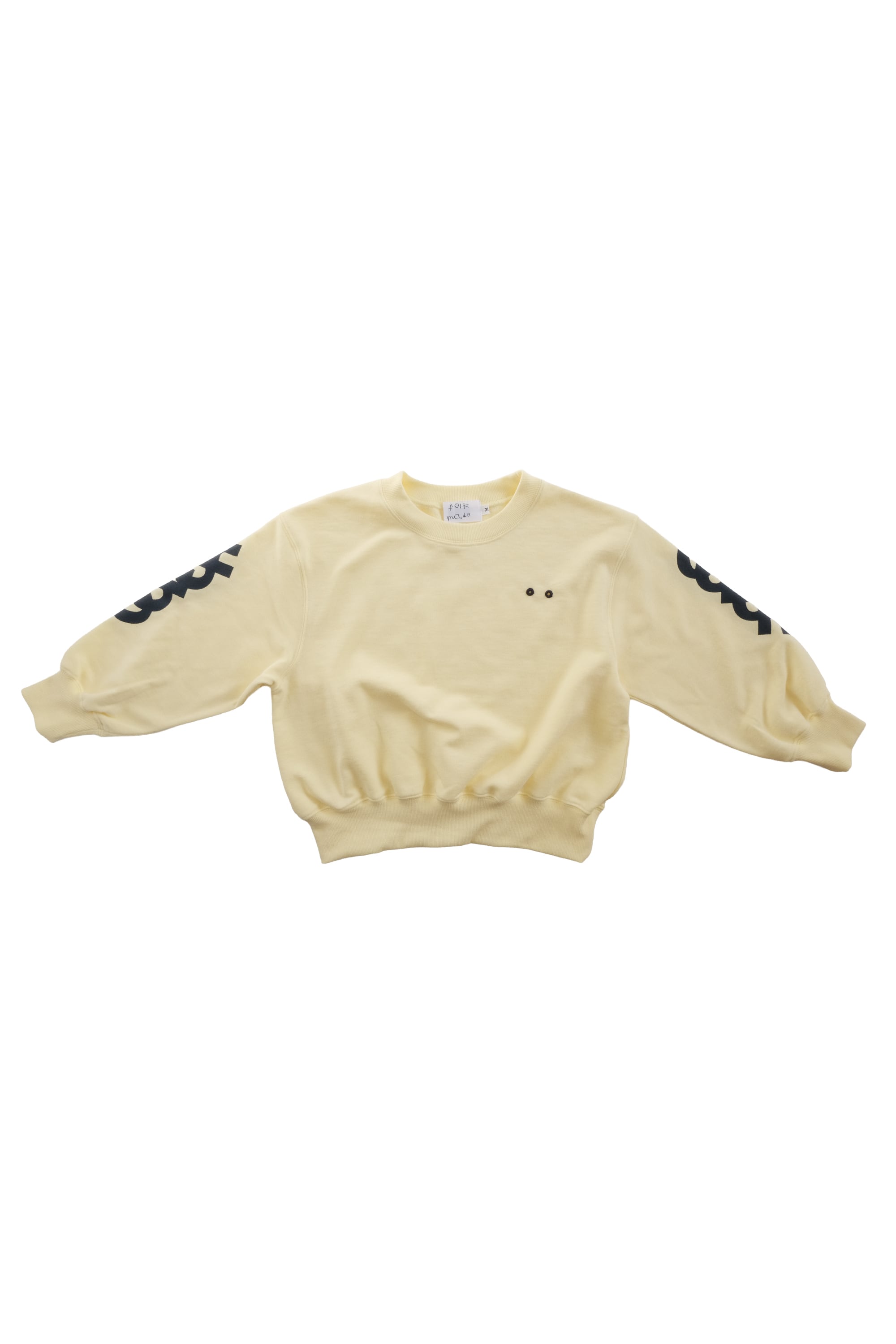 【26AW】folkmade(フォークメイド)Color Jersey Sweatshirt LEMON(S/M/L)スウェット レモン
