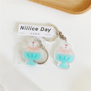 NY13 奶盐商店 (乳塩商店) Niiiice Day メロンアイス 熊アイス ラメキーホルダー