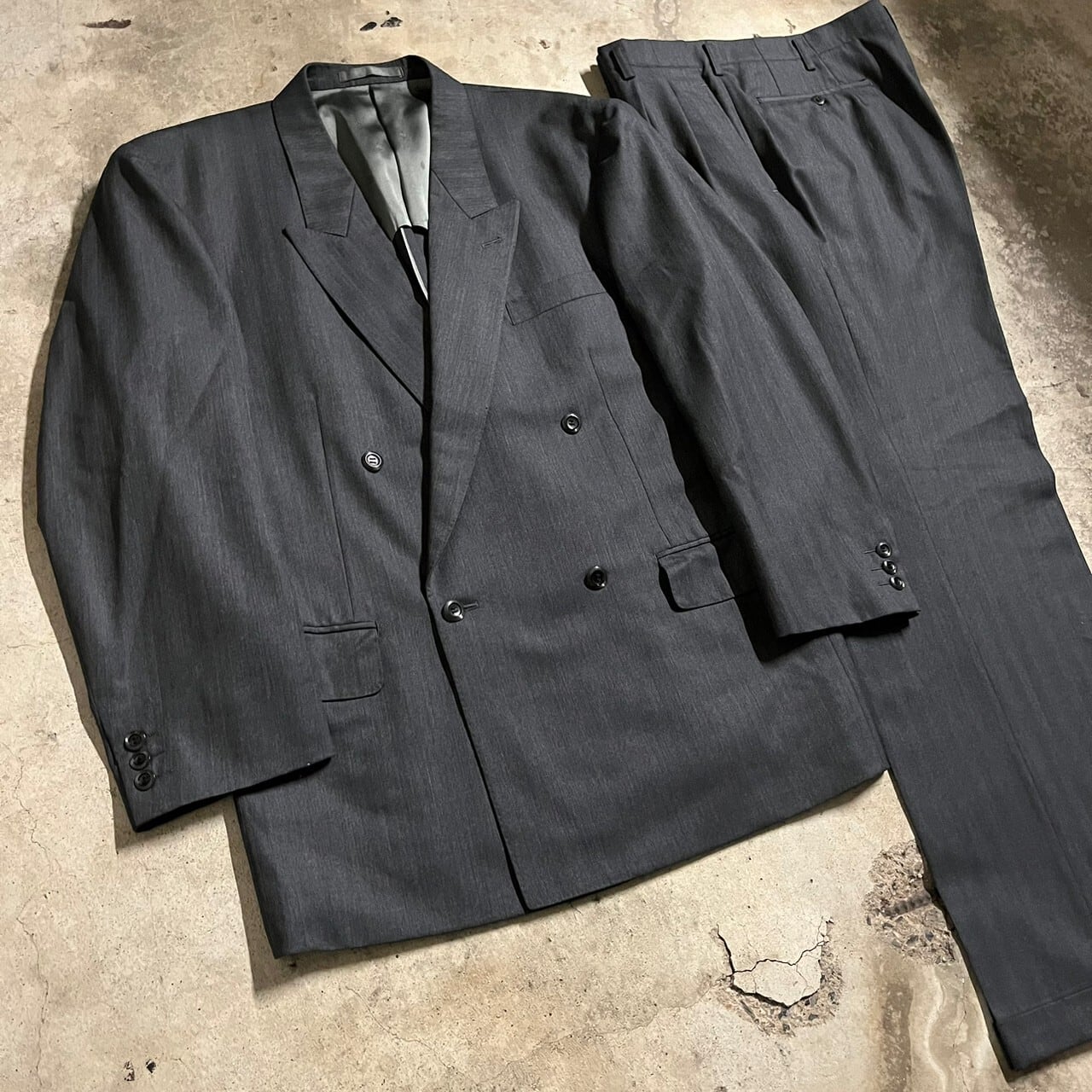 dunhill〗made in U.K custom wool setup suit /ダンヒル 英国製