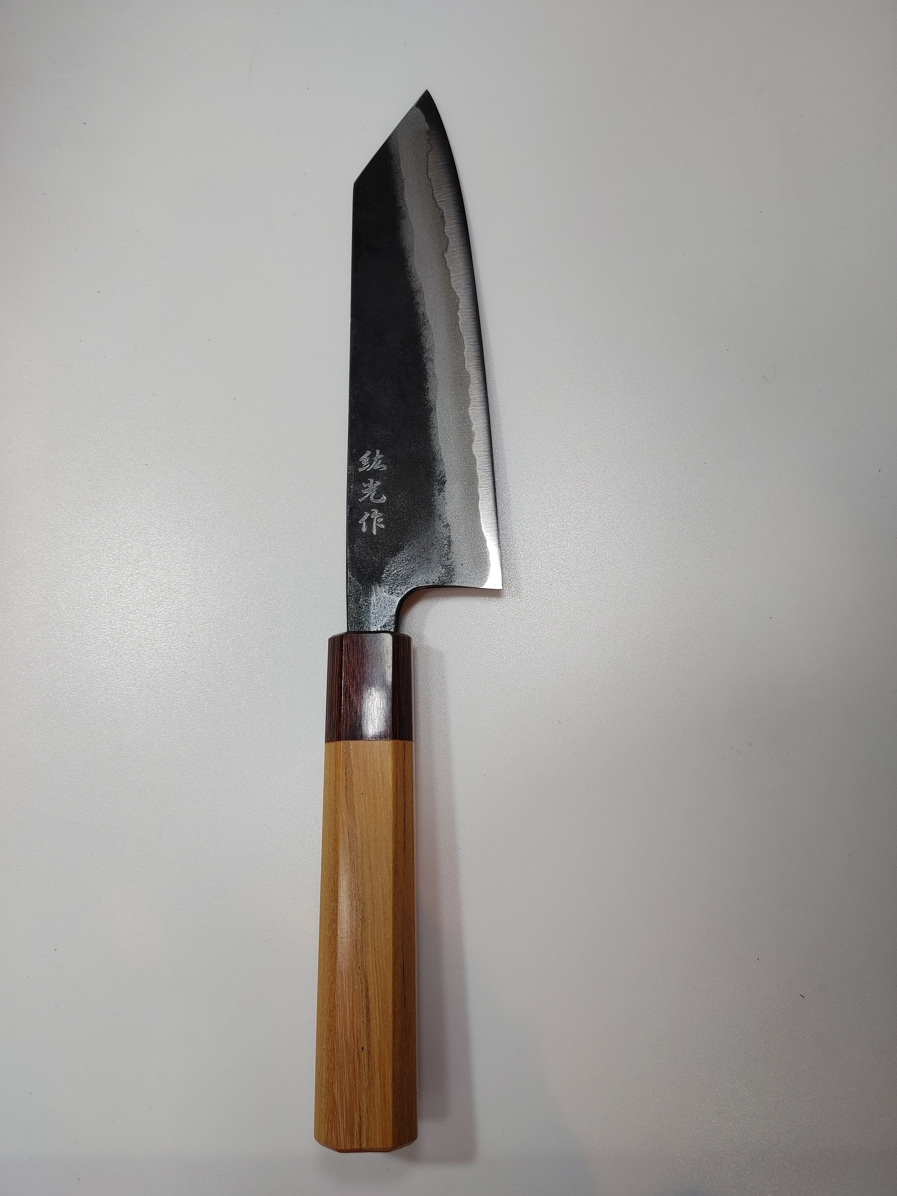 ⚠️黒打両刃 文化包丁 165mm 青紙鋼 | ヤマサ刃物