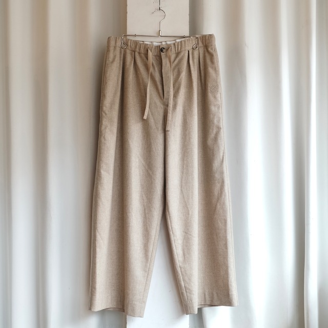 LOEWE WOOL/CASHMERE EASY SLACKS