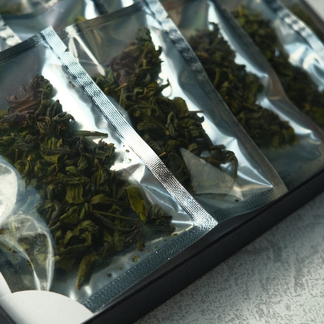 Japanese Tea LABEL Luxury Japanese Art Tea Box 【五ヶ瀬青茶 清茶品質烏龍茶づくり Organicたかちほ】