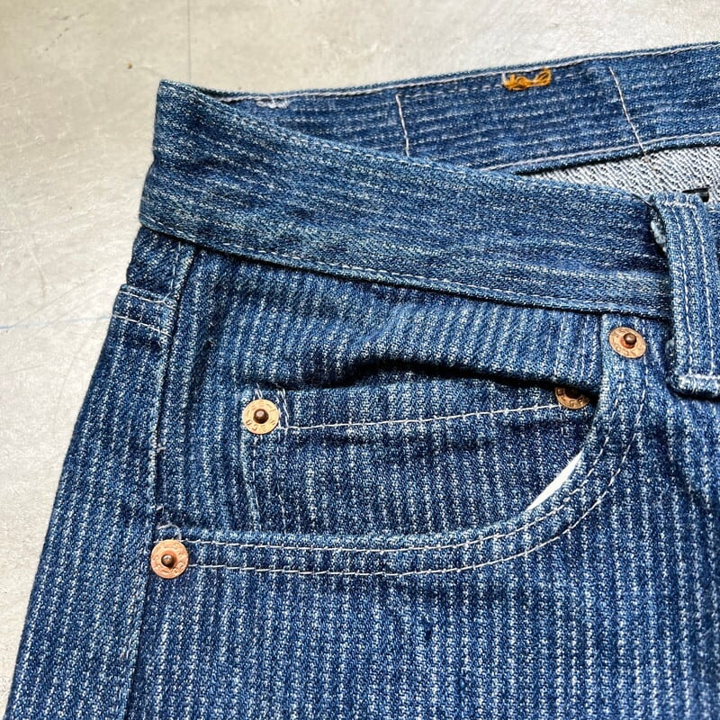 Rare 80s Levi’s 501 Stripe Denim