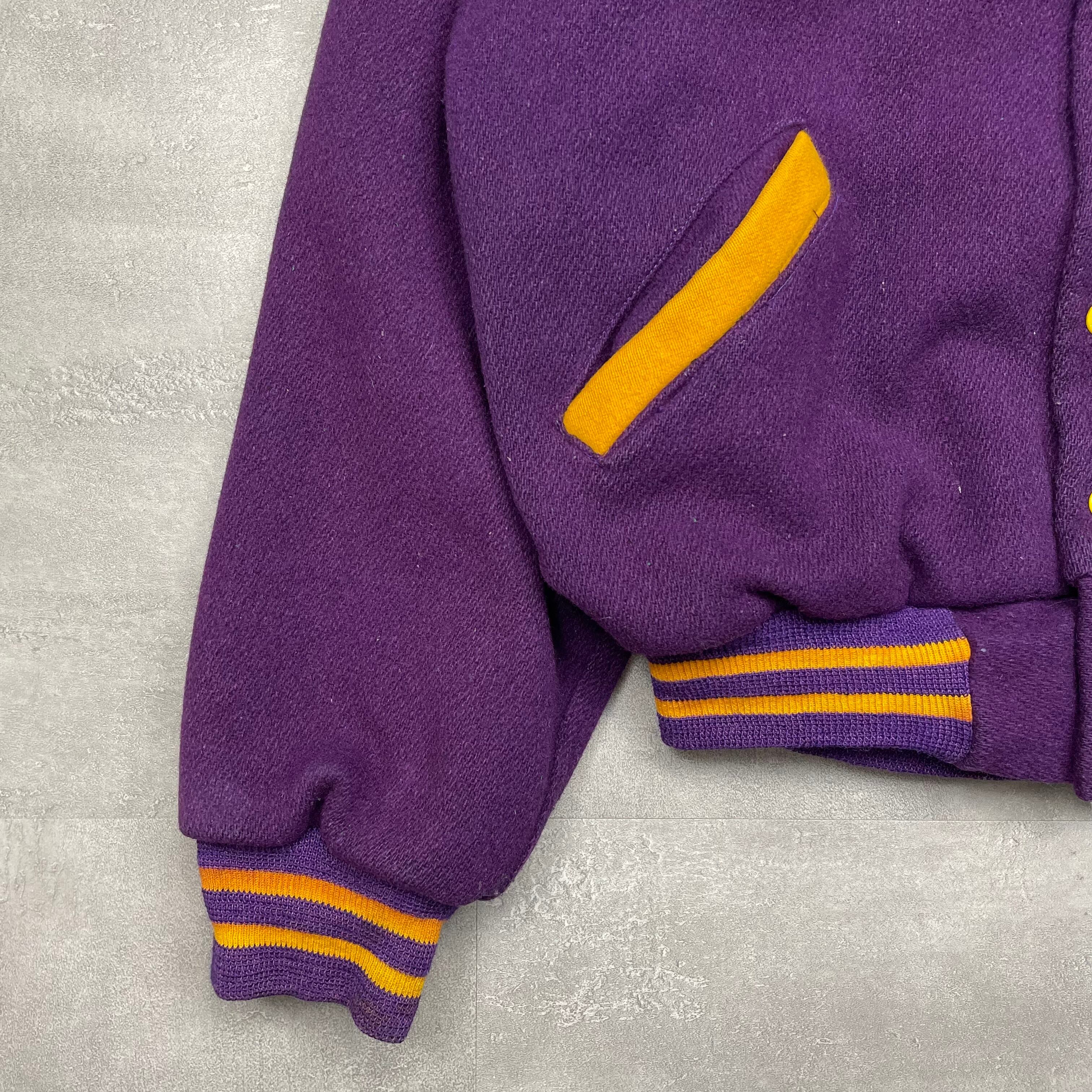 60s USA製　スタジャン　40 ALVIN USA刻印serval ウール 60s USA製 スタジャン 40 ALVIN USA刻印serval ウール 40-50s vintage