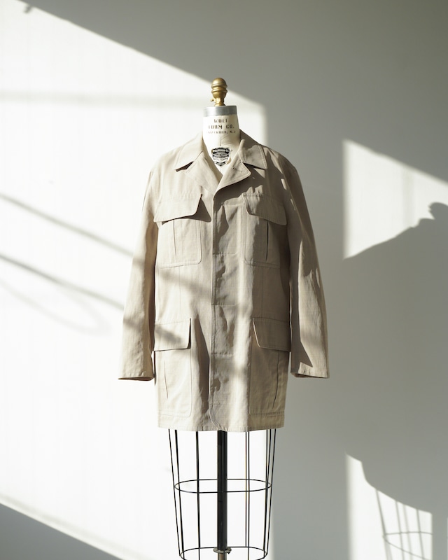 Linen safari jacket〈Hermès vintage〉