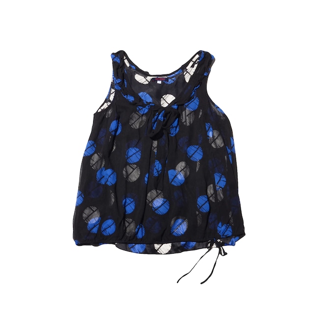 kenzo jeans   dot layered tank