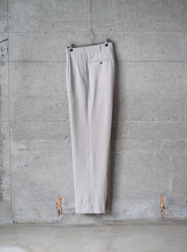 "BARRAGE" 1990s Wool rayon trousers