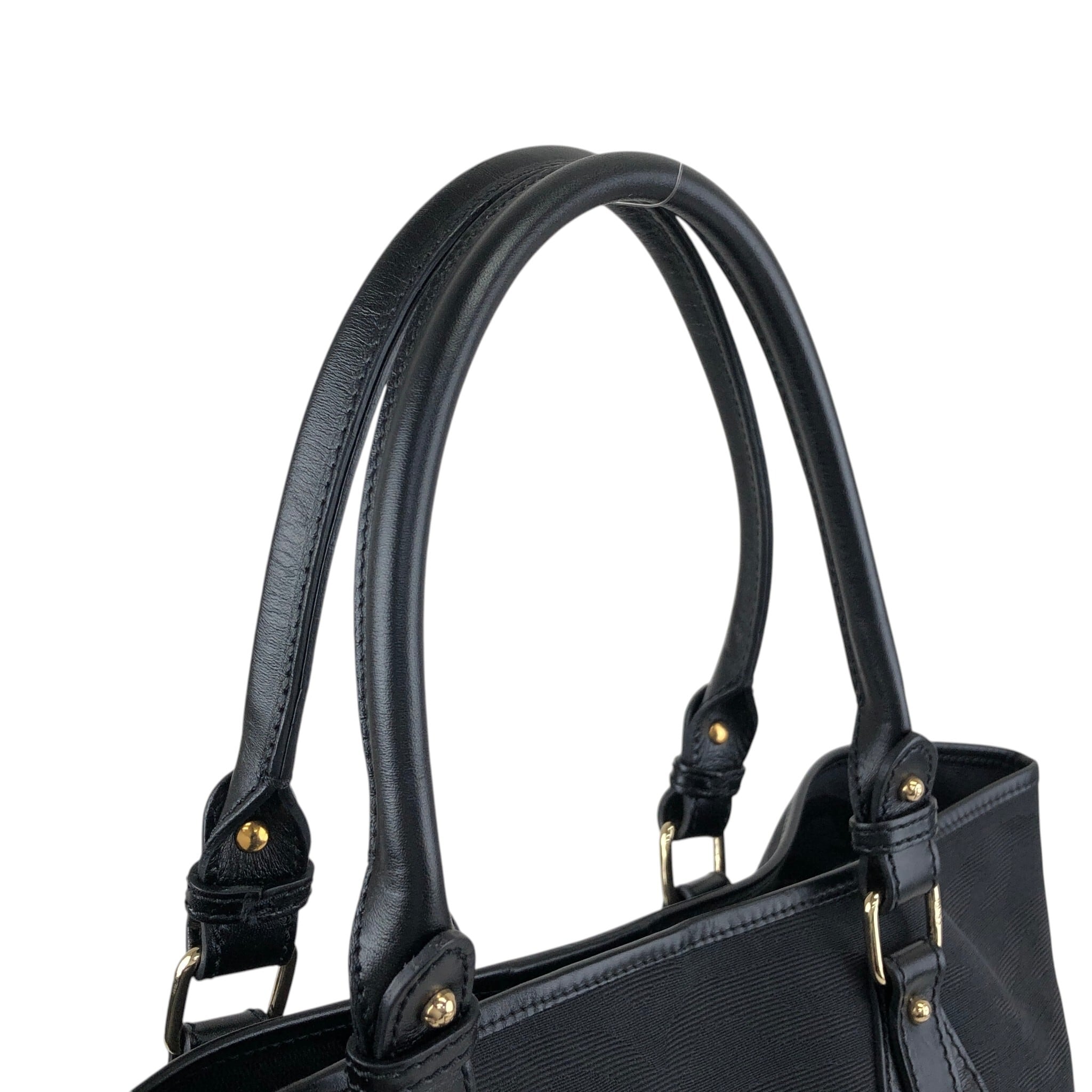 FENDI フェンディ トートバッグ ブラック ロゴチャーム ナイロン