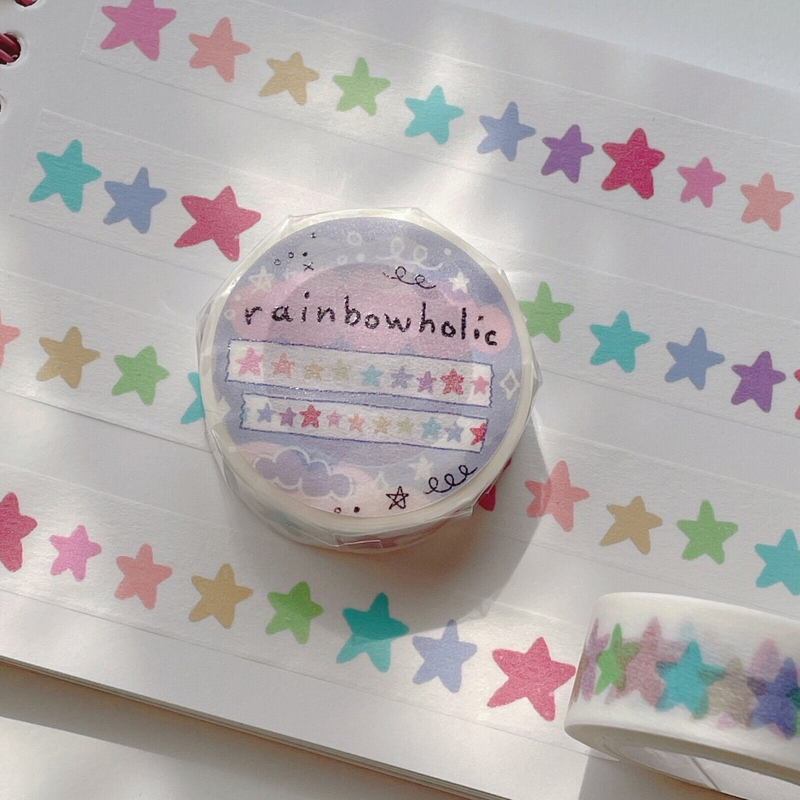 Rainbowholic レインボースター 15mmマステ RA01