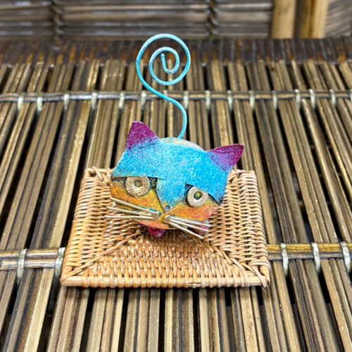 猫のカード差し（ブルー猫）