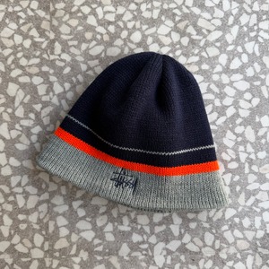 STUSSY / 90’-00’s usa製 logo beanie size Free