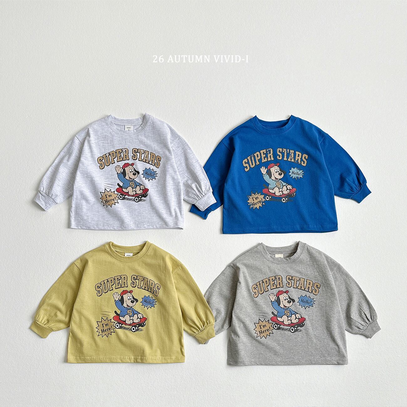super dog single tee【VIVID】※※10月下旬発送予定