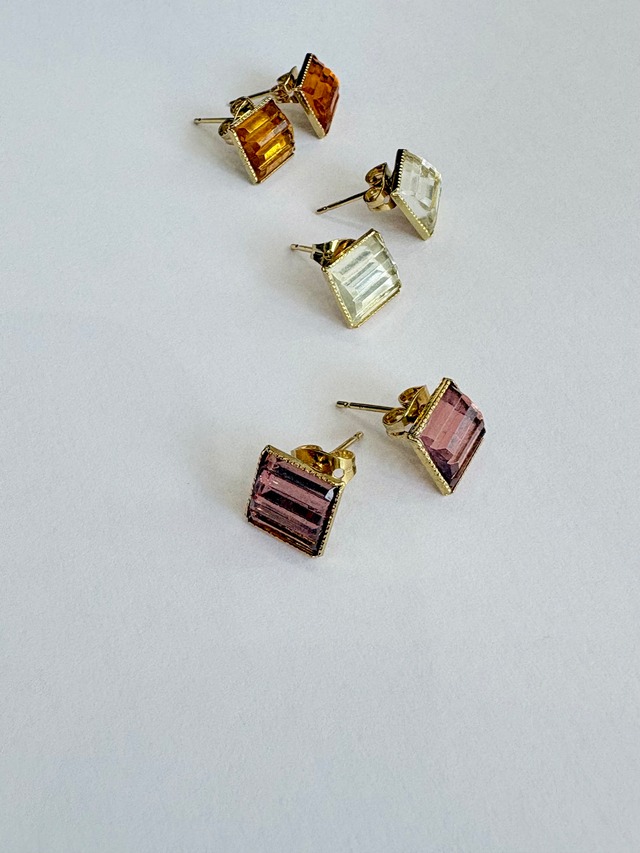 カリーヌパリ　フリンジ パール ピアス