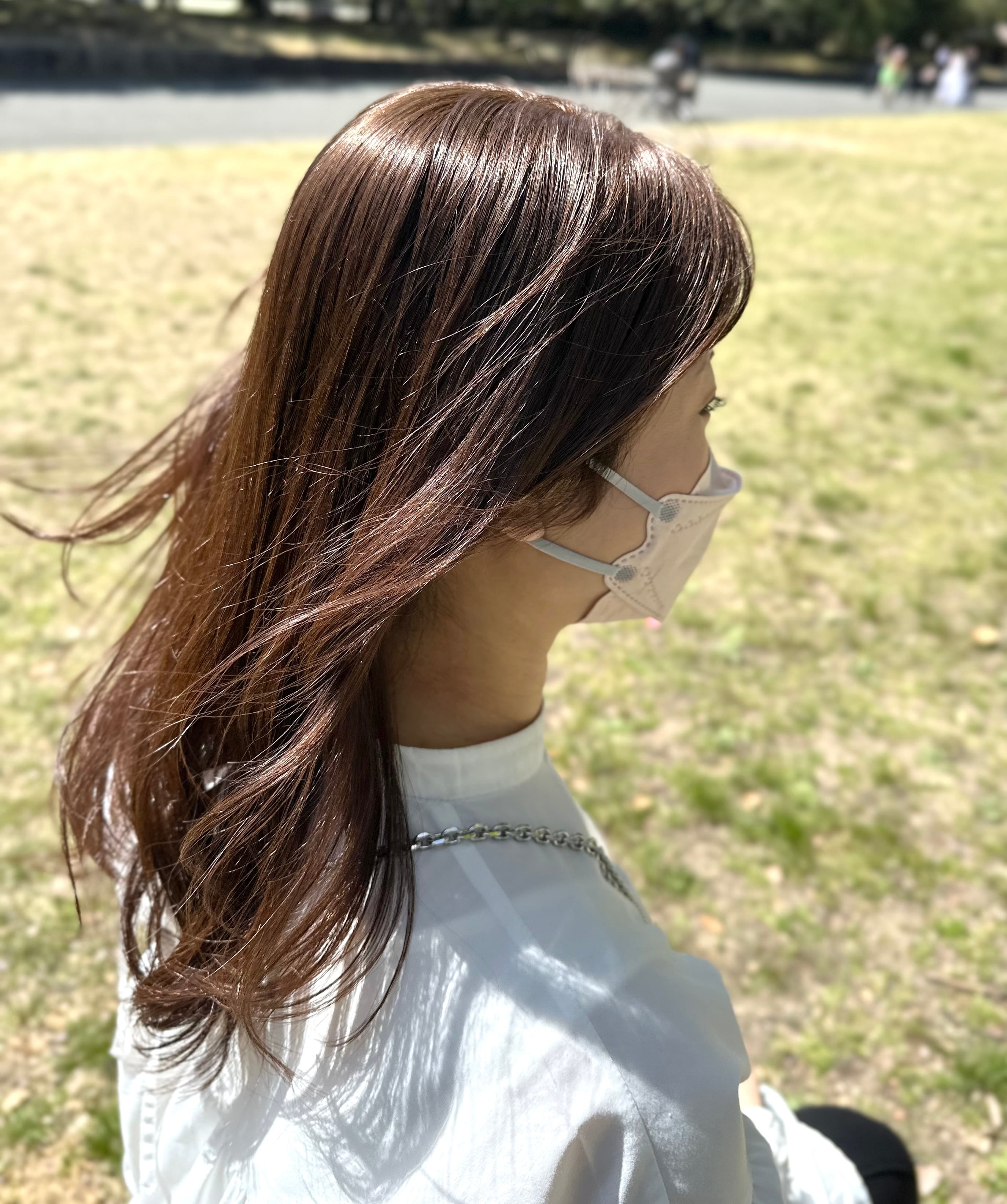 ロングコラボウィッグ◎私元気!9×16cm髪の長さ35cm