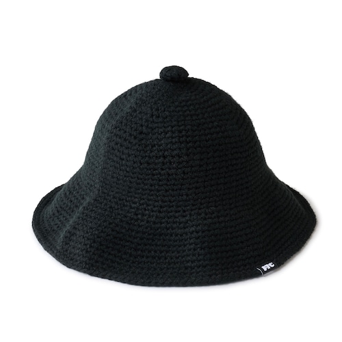 FTC / CROCHET BUCKET HAT BLACK