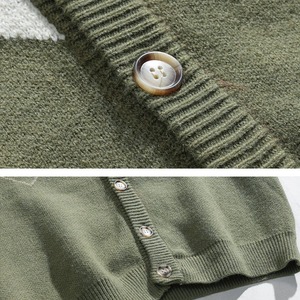 ポイントアーガイルニットカーディガン　MT0080323