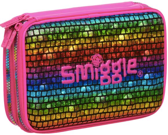 Smiggle Rainbow ダブルハードトップ ペンケース