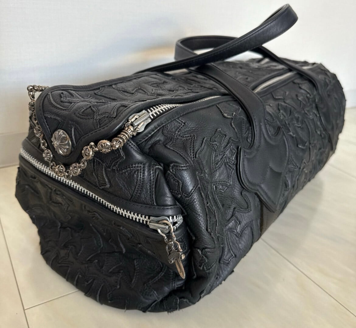 CHROME HEARTS クロムハーツ ダッフルバッグ ジムバッグ セメタリー
