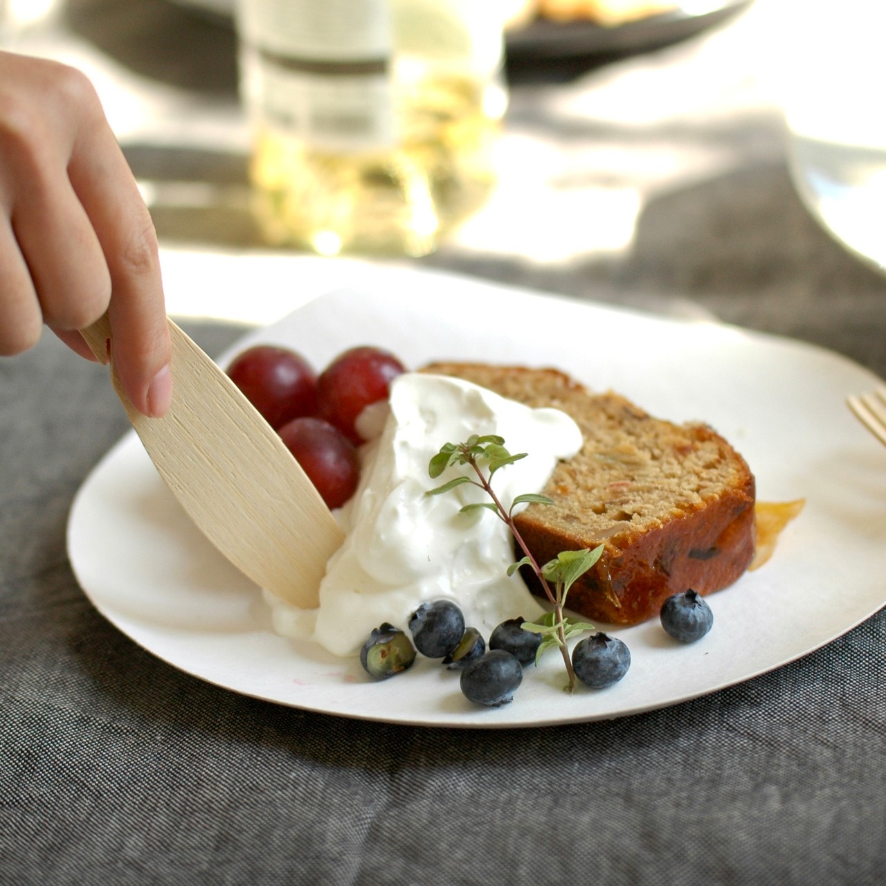 WASARA 丸皿(中)6枚入 | Square M (6pc) φ16.5cm | DM-005