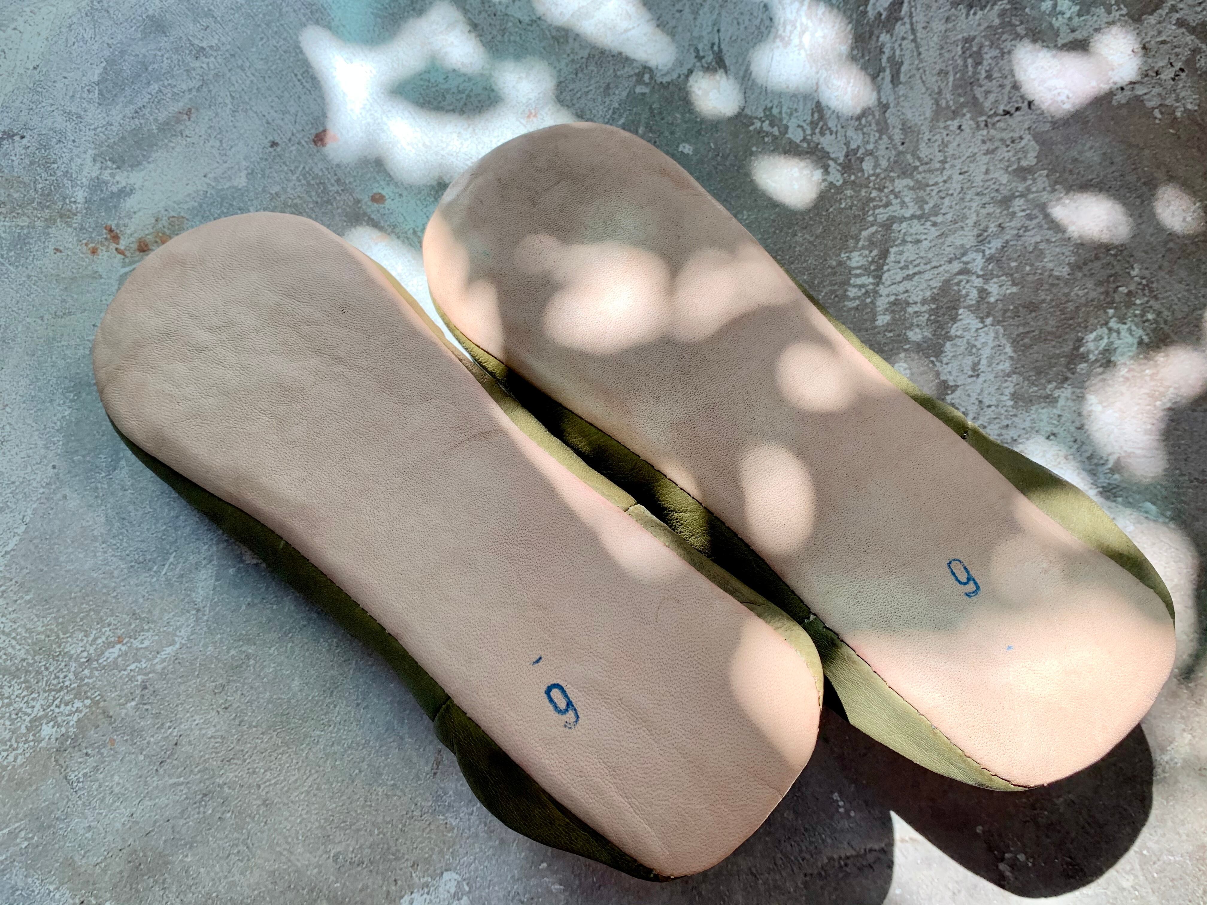 モロッコキラキラバブーシュ