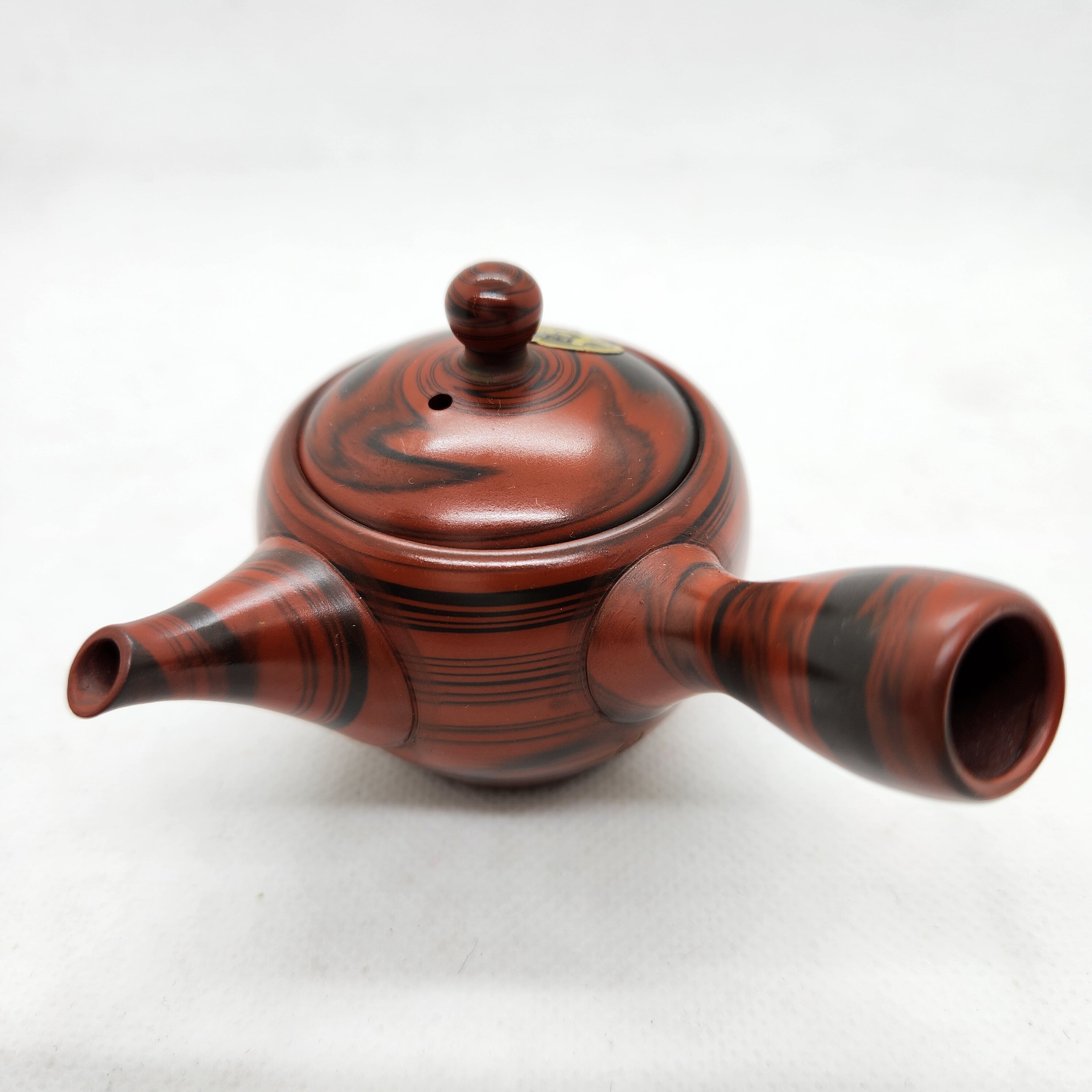 常滑焼 月荘作 練込ミニ急須 陶茶漉し 50ml | 江崎商店