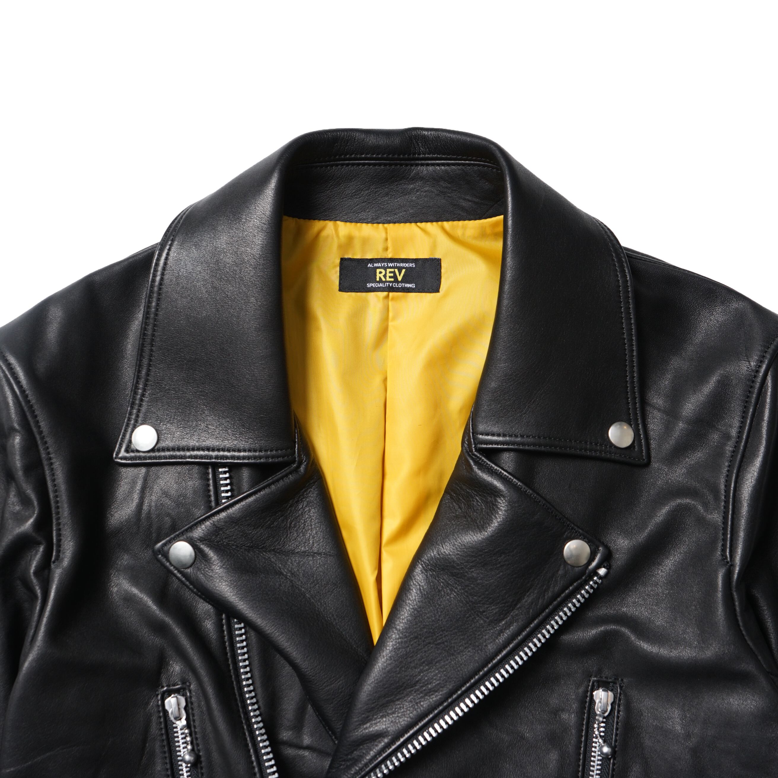 LEATHER RIDERS COAT | REV