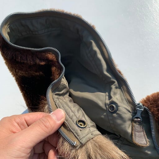 40's 50's U.S.AIR FORCE TYPE N-2 フライトジャケット 初期型 革 REED