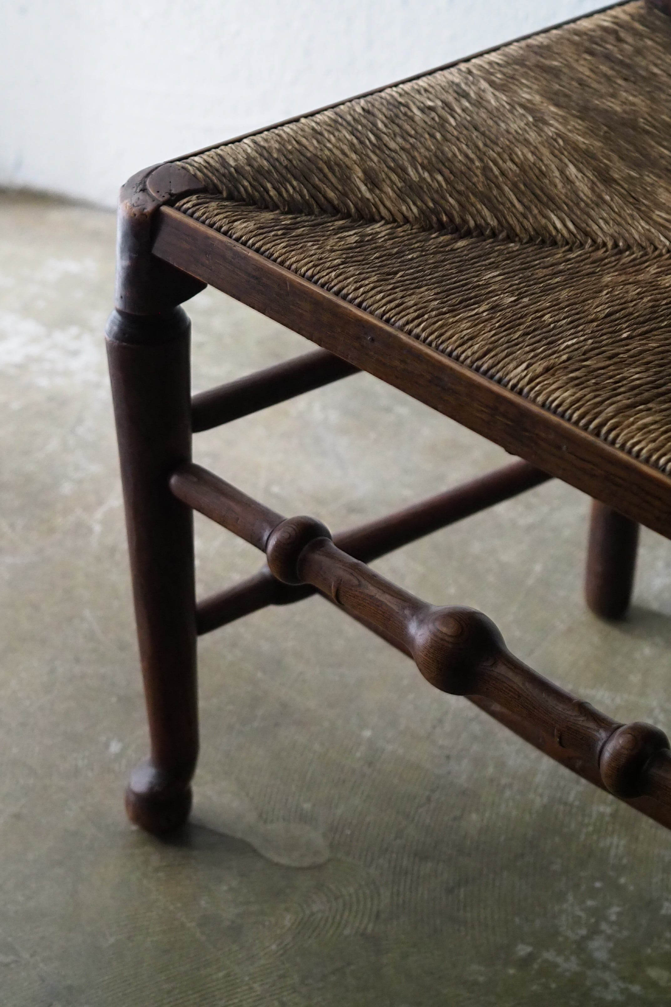 アーツ&クラフツ ラッシュチェア-antique rush chair | アンティーク