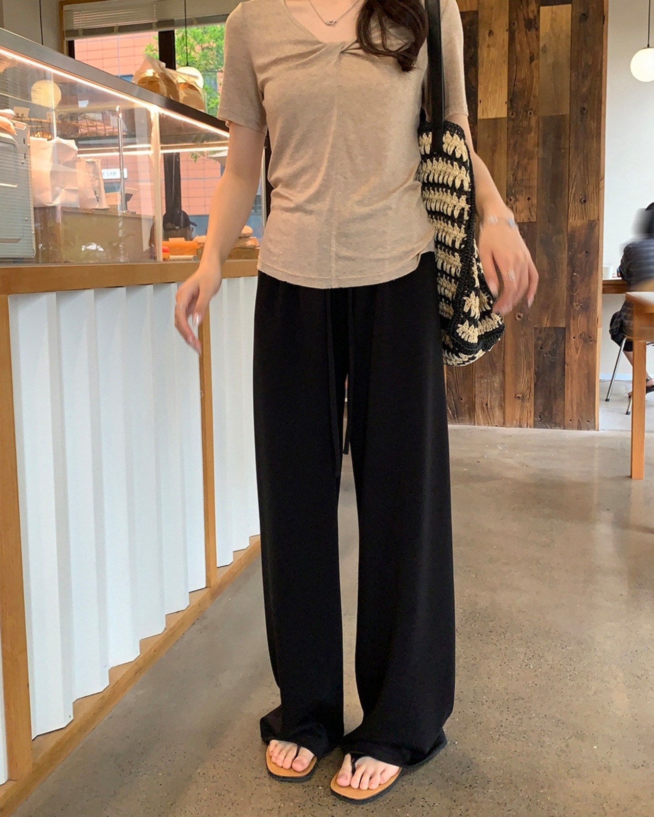 ドローストリング ワイドイージーパンツ 3color A1073 - 16