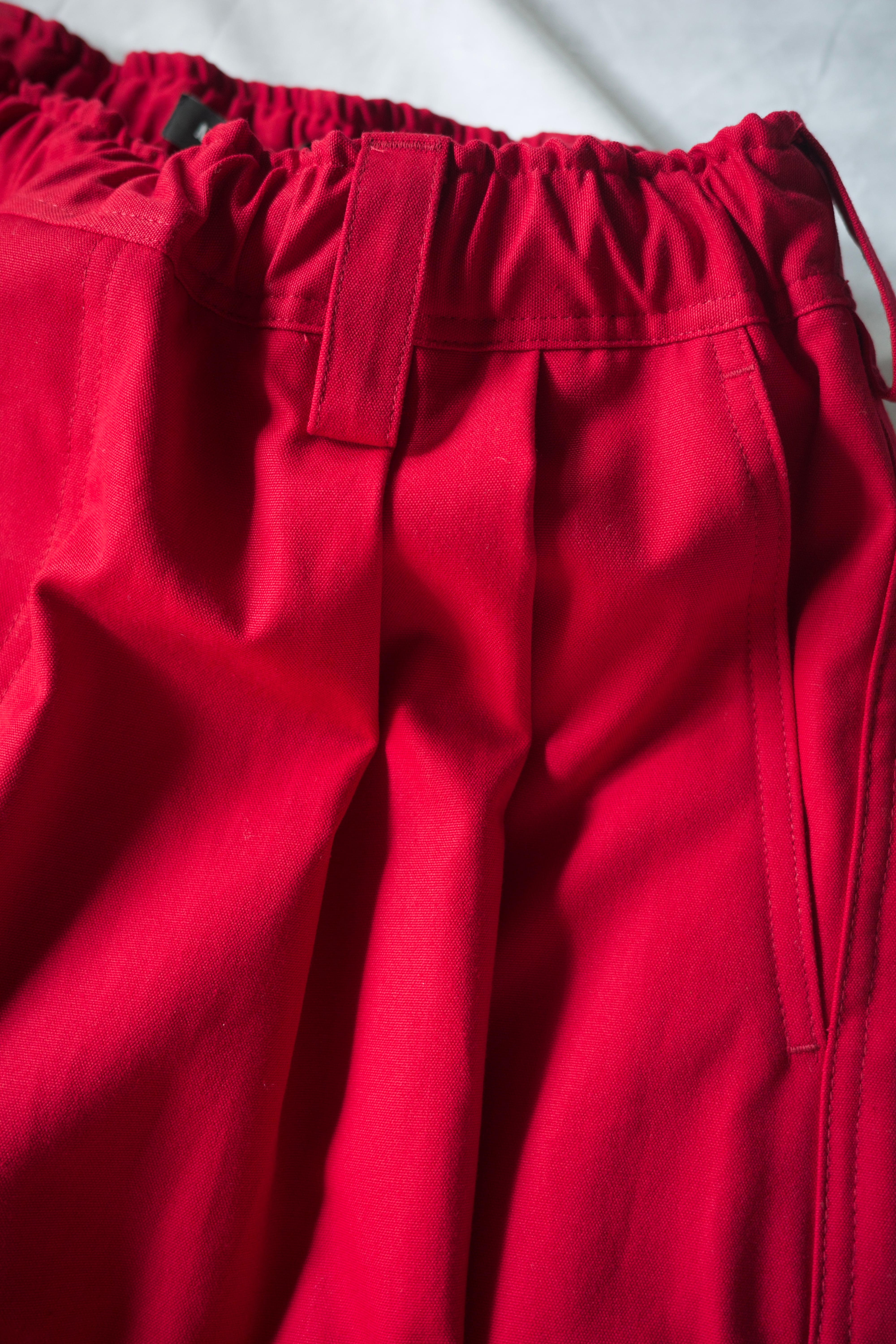 Meryll Rogge 【WORKWEAR DRAWSTRING CHINO -RED-】 | lloomm