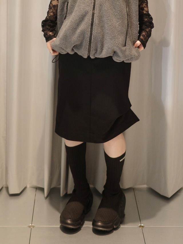 【26AW】WE11DONE ウェルダン / スカート / TWISTED WAISTBAND MIDI-SKIRT