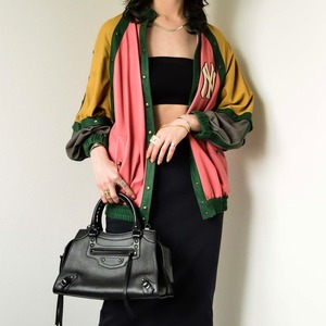 GUCCI by  Alessandro Michele × Yankees lether blouzon