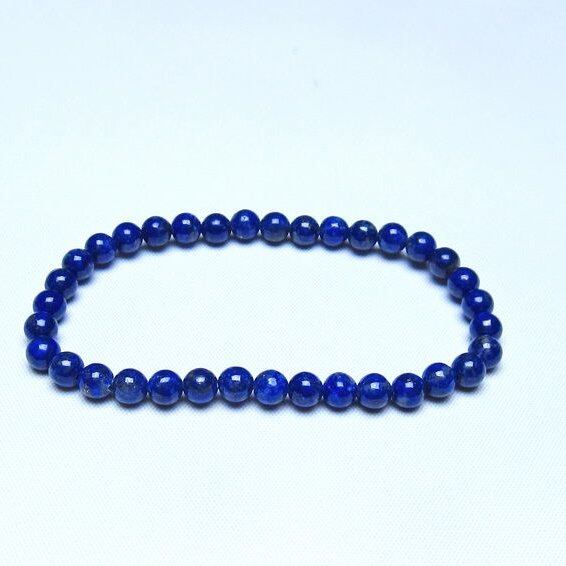 ラピスラズリ ブレスレット 5mm 一点物 メール便可 [M便 1/10] 111-48261