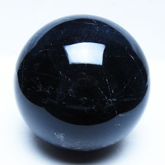 1.8Kg モリオン 黒水晶 丸玉 110mm スフィア 一点物 151-9415
