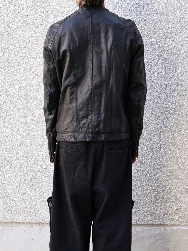 【domenico savio】sheep leather compact blouson