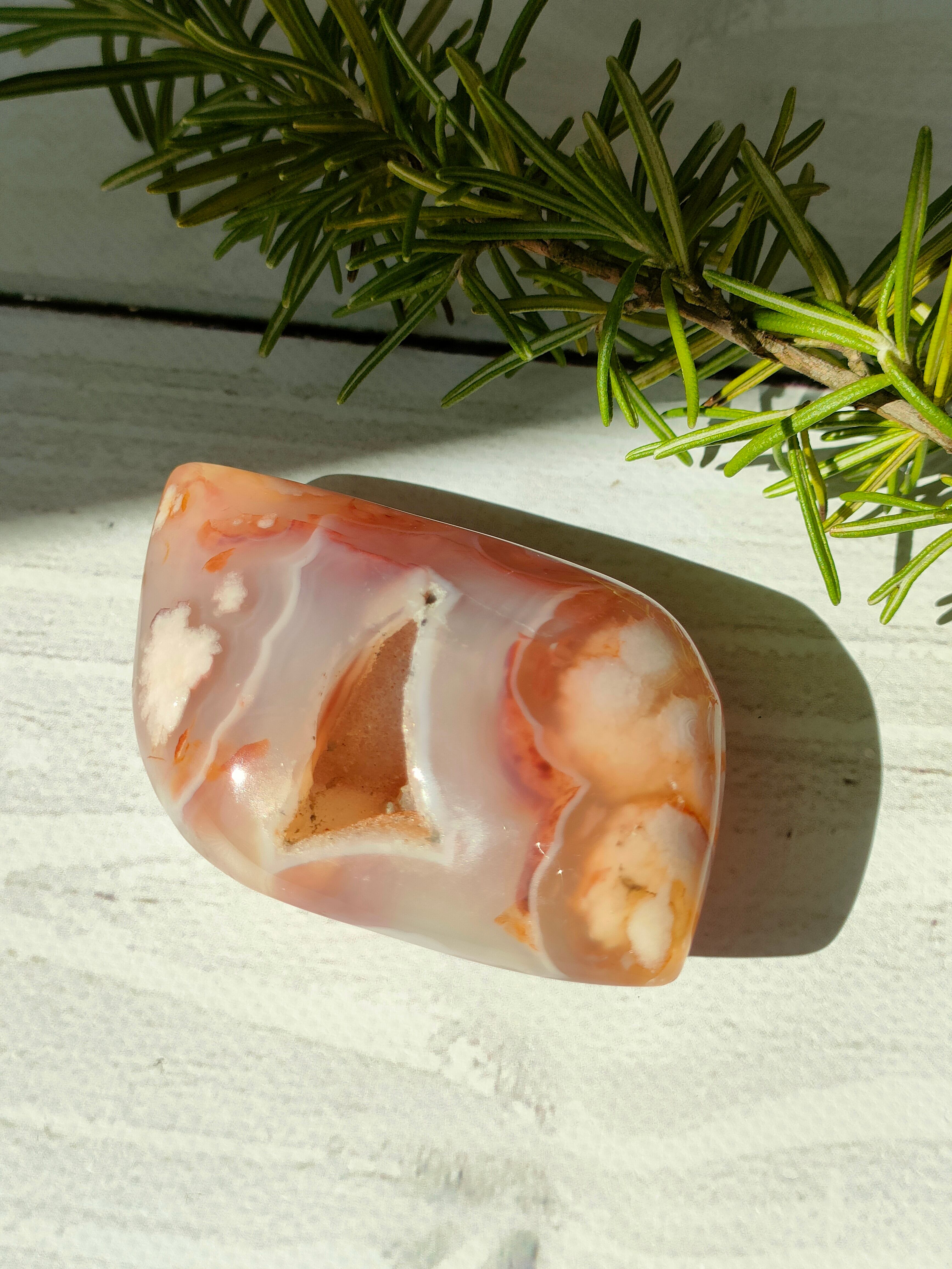 フラワーアゲート(めのう)