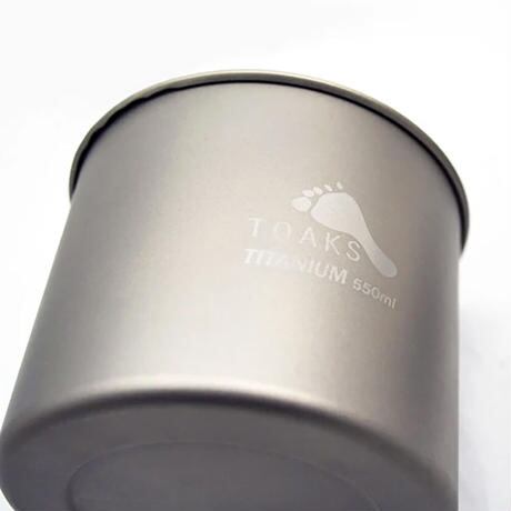 TOAKS トークス LIGHT TITANIUM 750ML POT WITHOUT HANDLE ライト