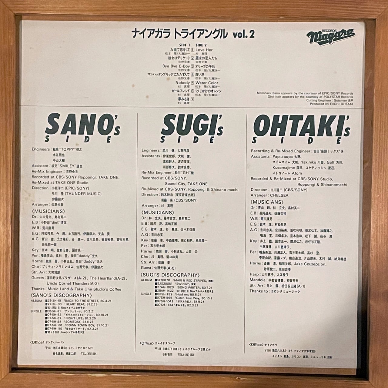 Niagara Triangle – Niagara Triangle Vol.2 (LP) | Underground