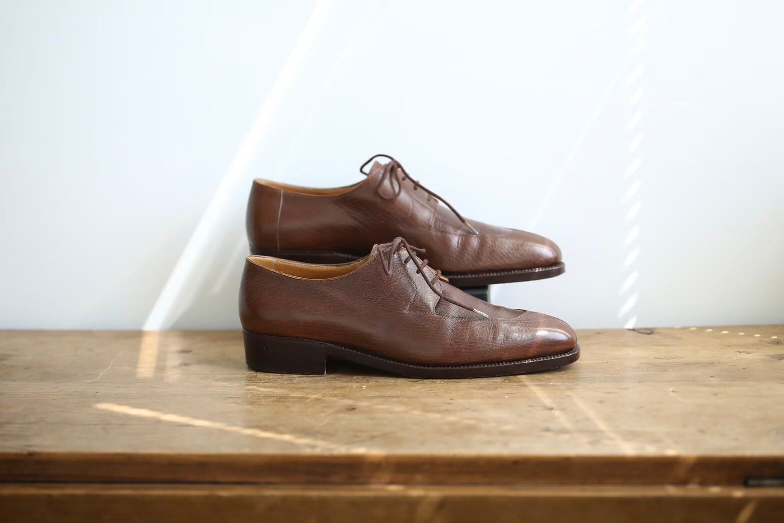 Marini】イタリア最古の老舗 注文靴 羽根Uチップシューズ ミディアム